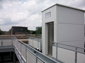 Aufzugsschacht / Schachtgerüst